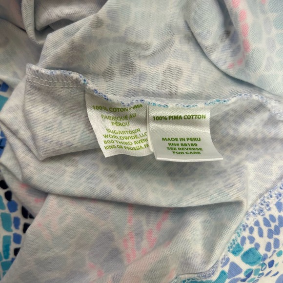 Lilly Pulitzer Blue and Pink Mini Dress - Picture 9 of 11